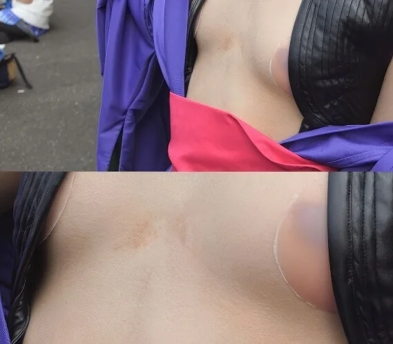 超速報！超高画質FHD動画 公然ワイセツ！完全に露出狂！コスプレイベントで乳首乳輪丸出しのまま撮影されてしまったコスプレイヤー