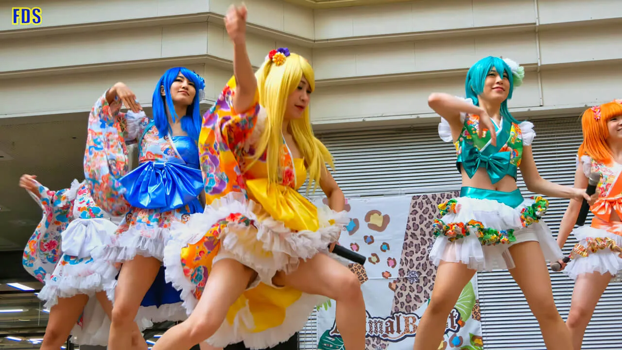 [4K] 愛夢GLTOKYO 「ゆずれない願い」 コスプレ アイドル Japan cosplay idol group