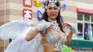 【4K】花小金井サンバフェスティバル 2017 07 16 Hanakoganei Samba Festival (1) ブロコ・アハスタォン Bloco Arrastao