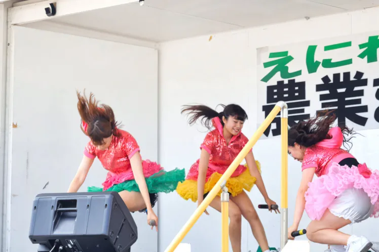 【4K】3代目HAPPY少女♪(ハピ女)「祭り」えにわ農業まつり (19 08 24)