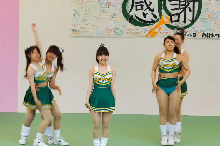 Cheerleading神戸まつり2012神戸学院大学チアリーダーSEAGULLS.