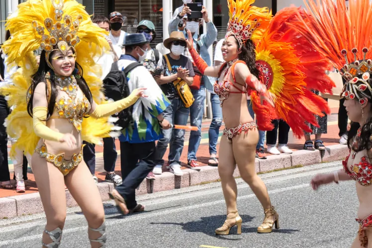 日田のサンバカーニバル ランアンドガン 2022 日田川開き観光祭 Samba Carnival, Hita City, Oita Prefecture P1000137