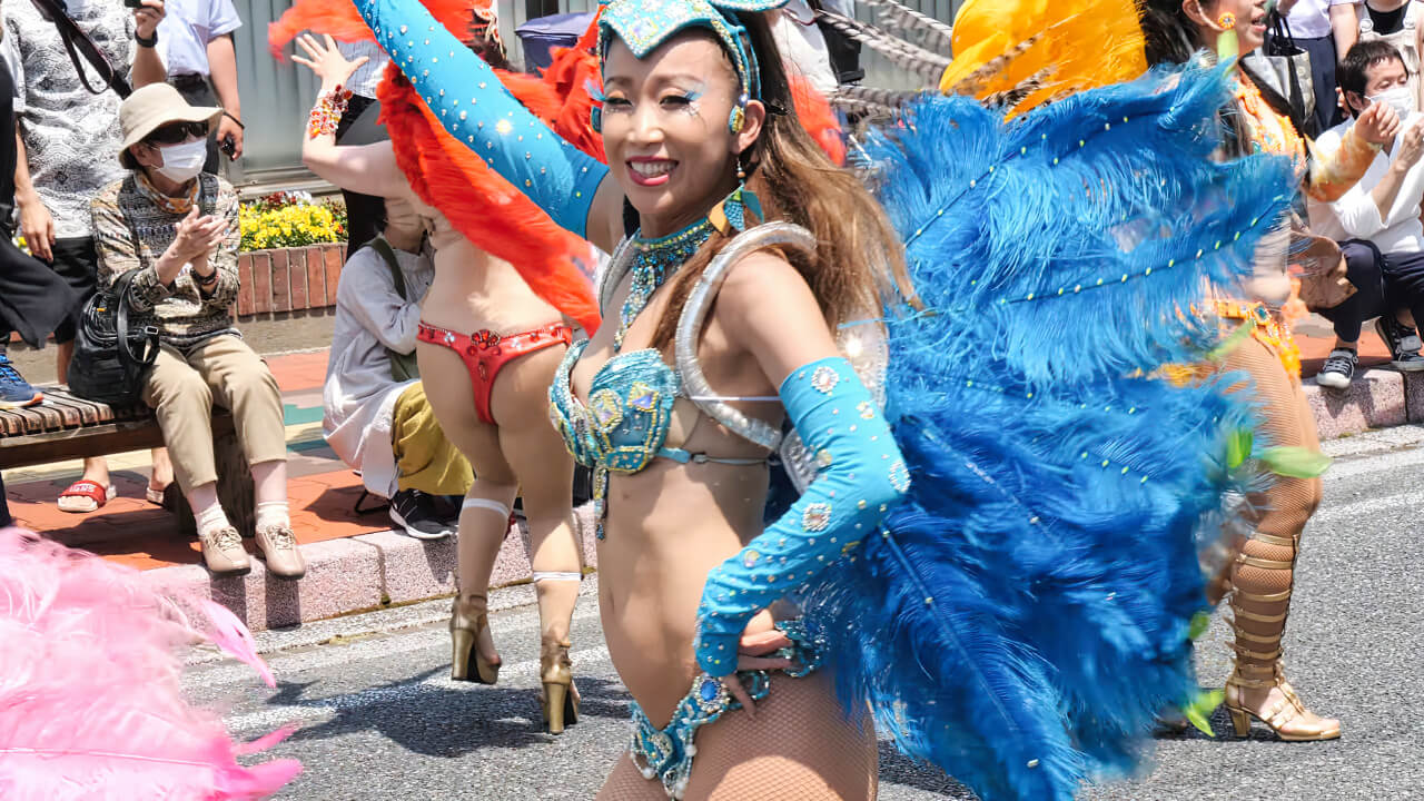 日田のサンバカーニバル ランアンドガン 2022 日田川開き観光祭 Samba Carnival, Hita City, Oita Prefecture P1000137