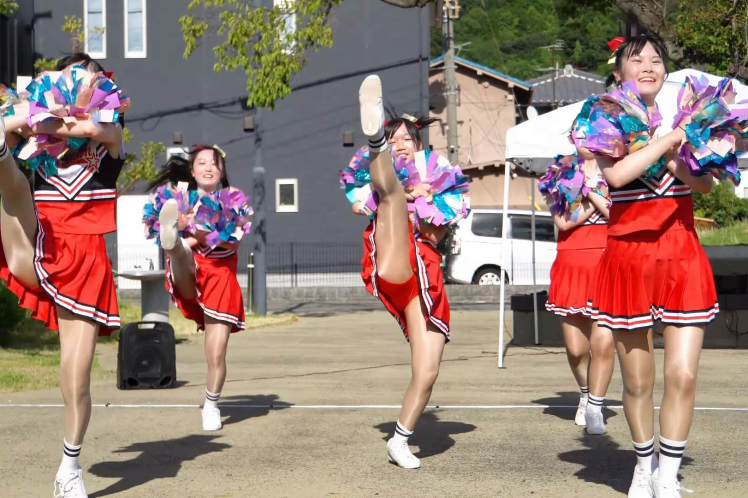 【チアリーディング】イベントに参加するチア達 #cheerleader