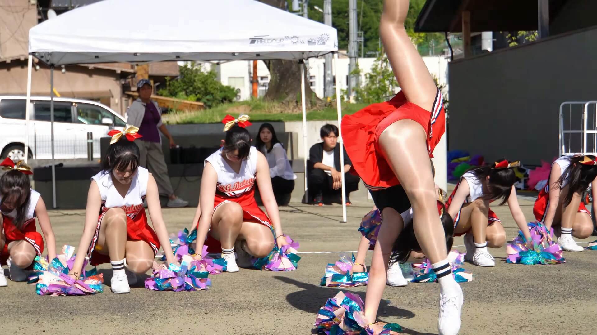 【チアリーディング】イベントに参加するチア達 #cheerleader