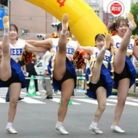 【チアダンス】大学生バトン部のチアリーディング！ 松戸まつりイン2024 2024.10.06①