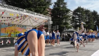 【4K】仙台育英学園高等学校チアリーディング部 I-LIONS（左側）東北HAPPY HOLIDAY 2024