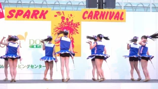 バトン部女学生によるパフォーマンスステージ その①／スパークカーニバル2024